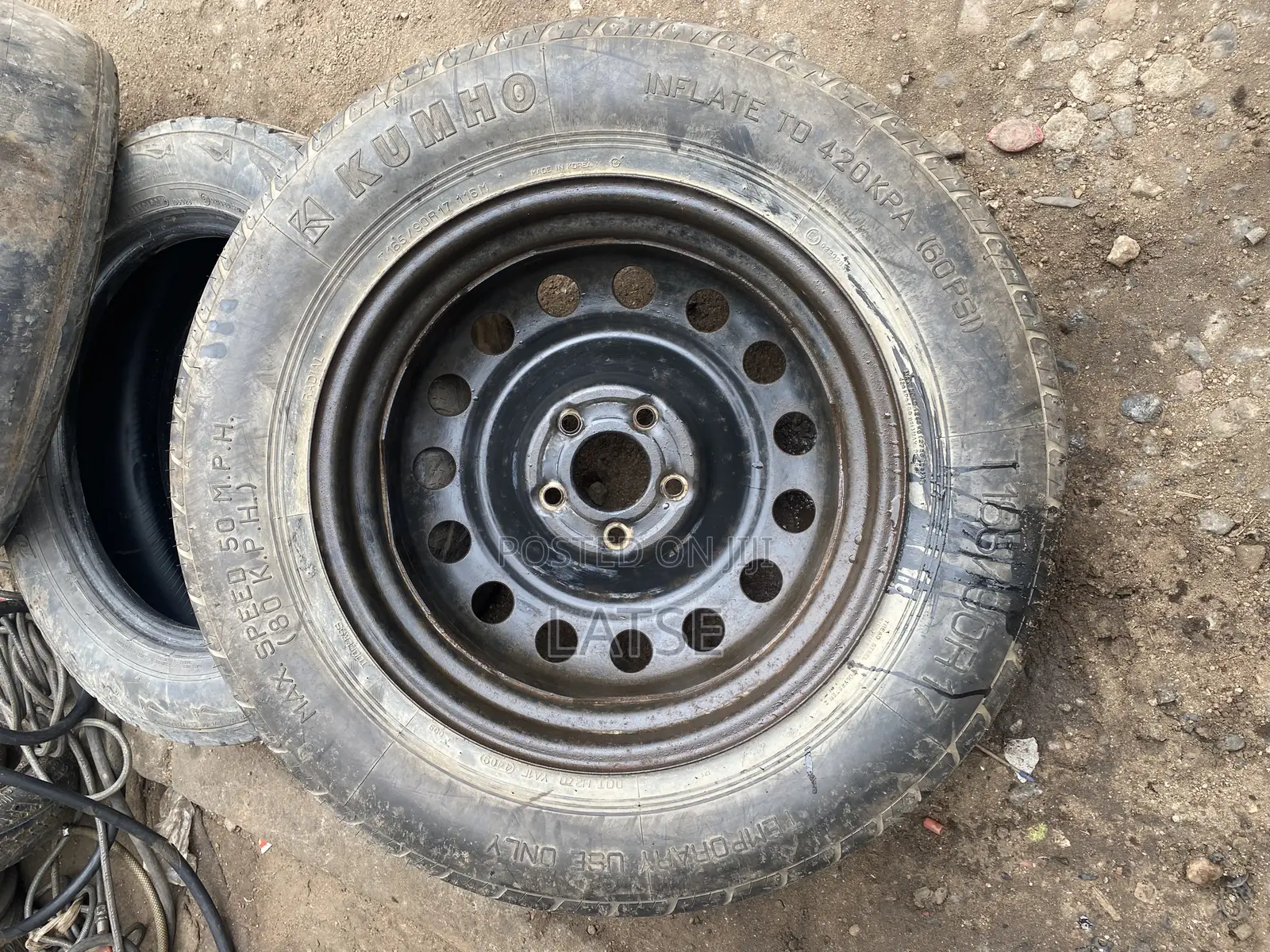T165/90r17 116m Spare Tire/ Take Me Home for Santa Fe Sorento
