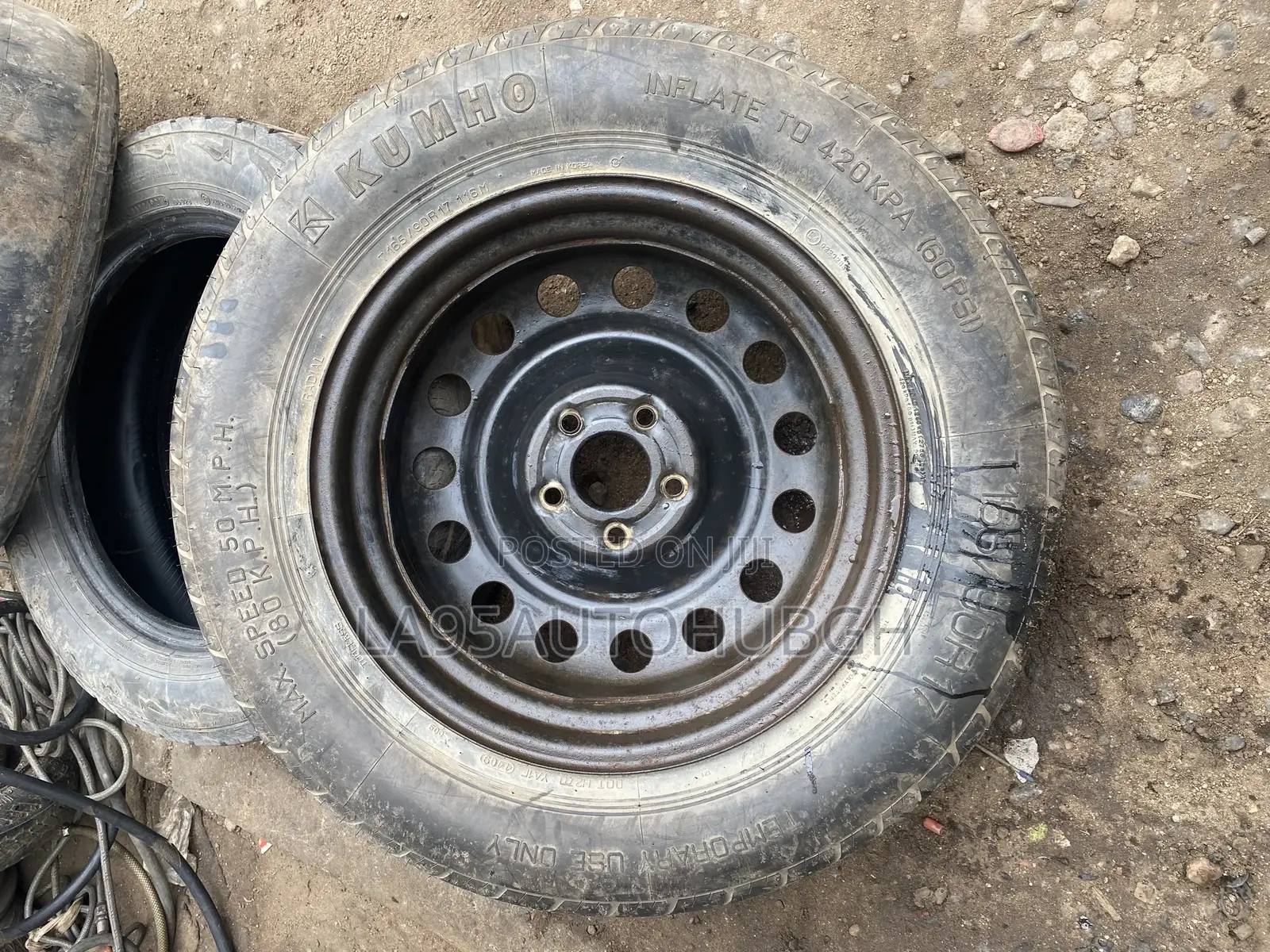 T165/90r17 116m Spare Tire/ Take Me Home for Santa Fe Sorento