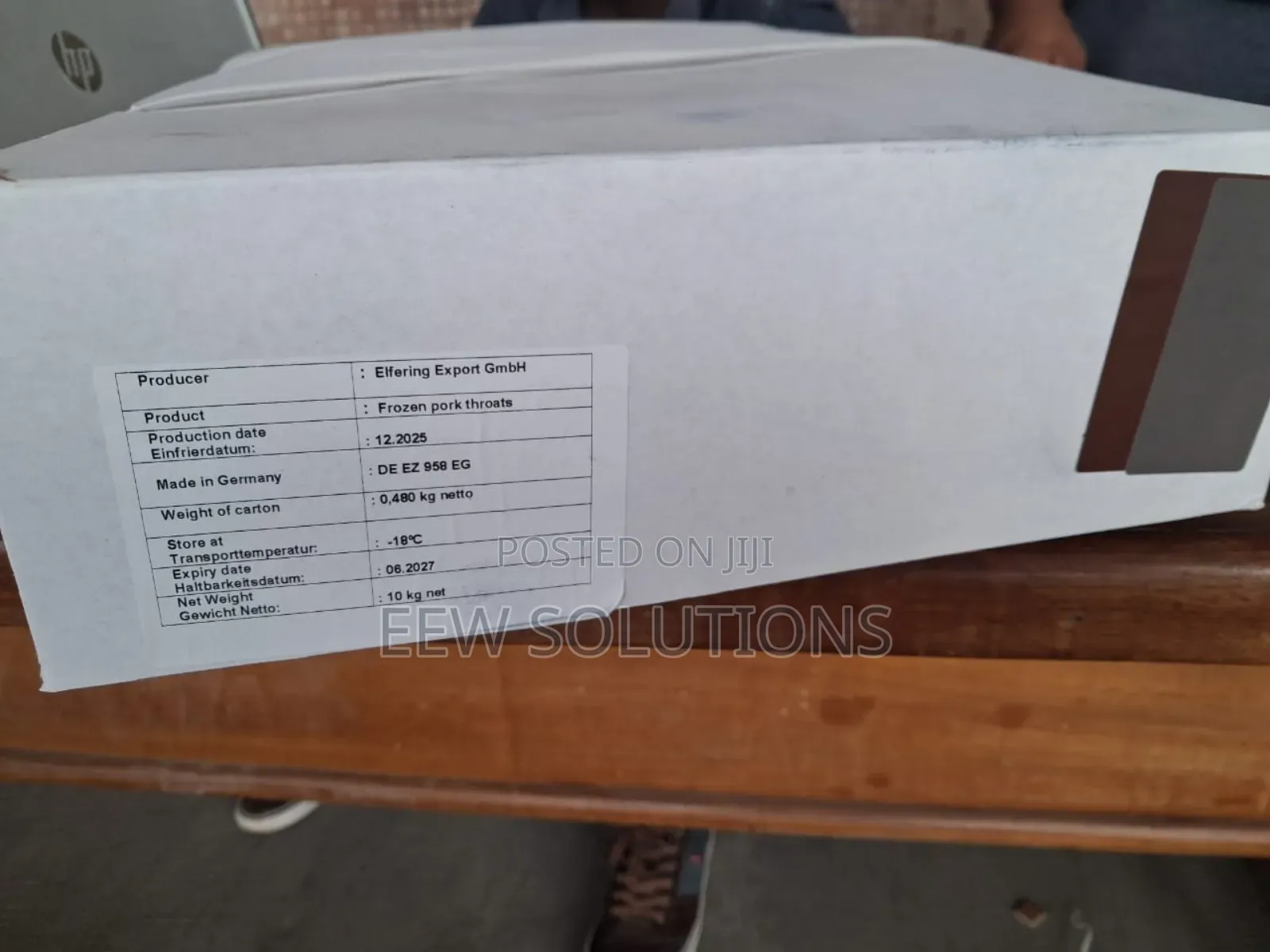 Frozen Pork Throat (Bulk Supply)