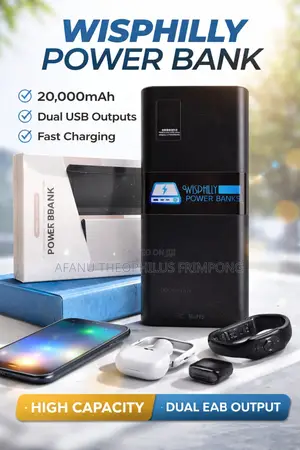 Wisphilly Power Bank