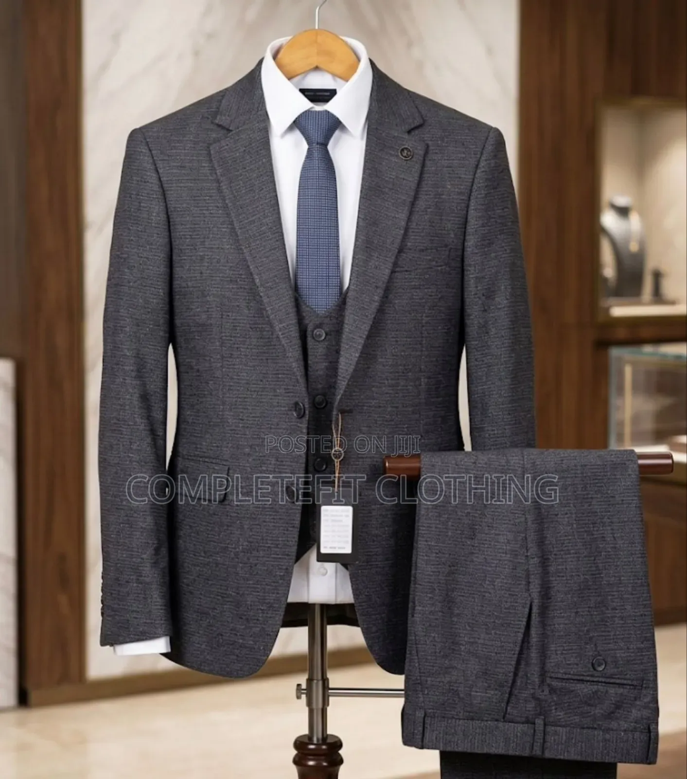 Gray Suits Available in Sizes 3pcs