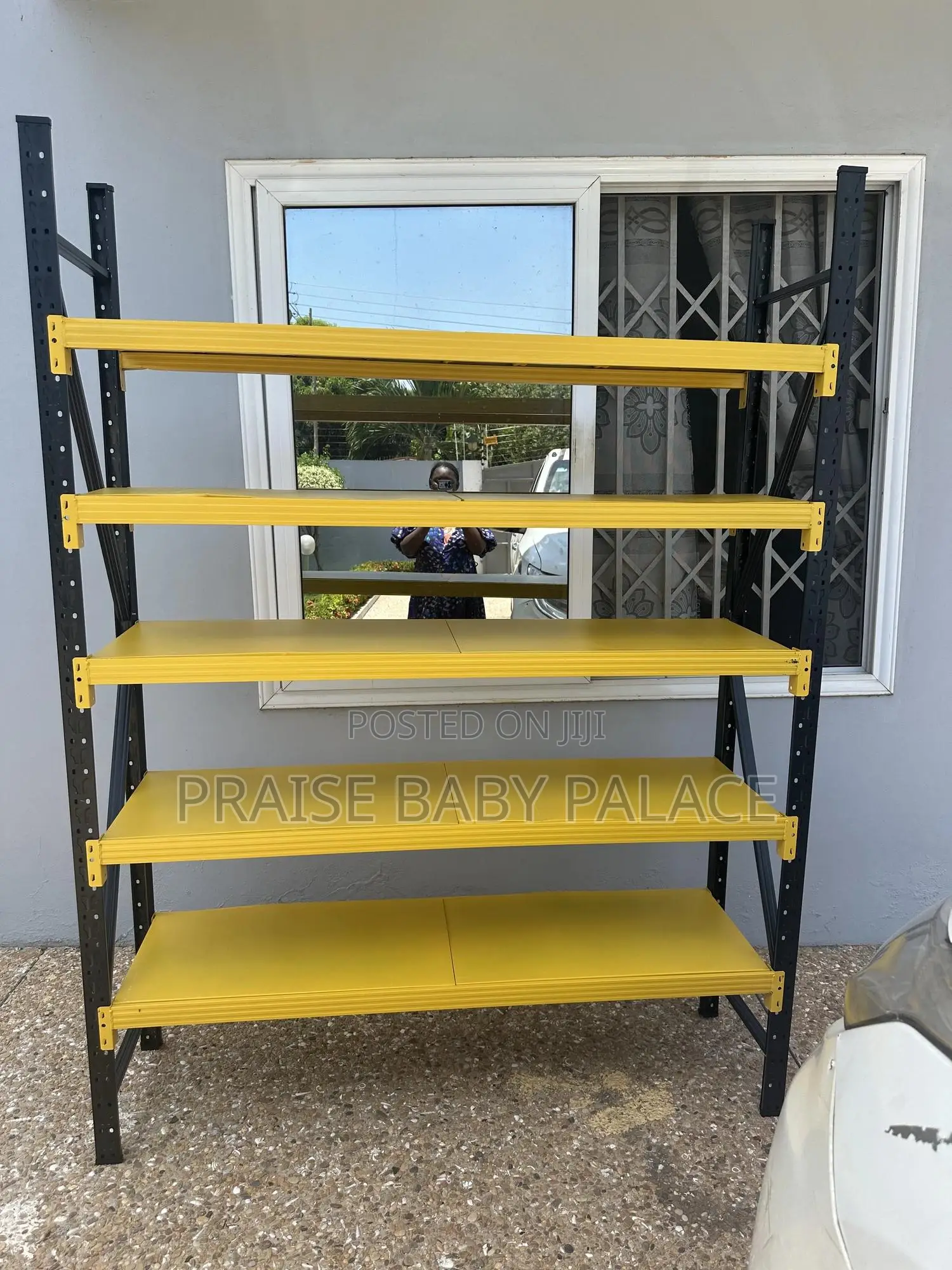 4 Layers Adjustable Metal Shelves