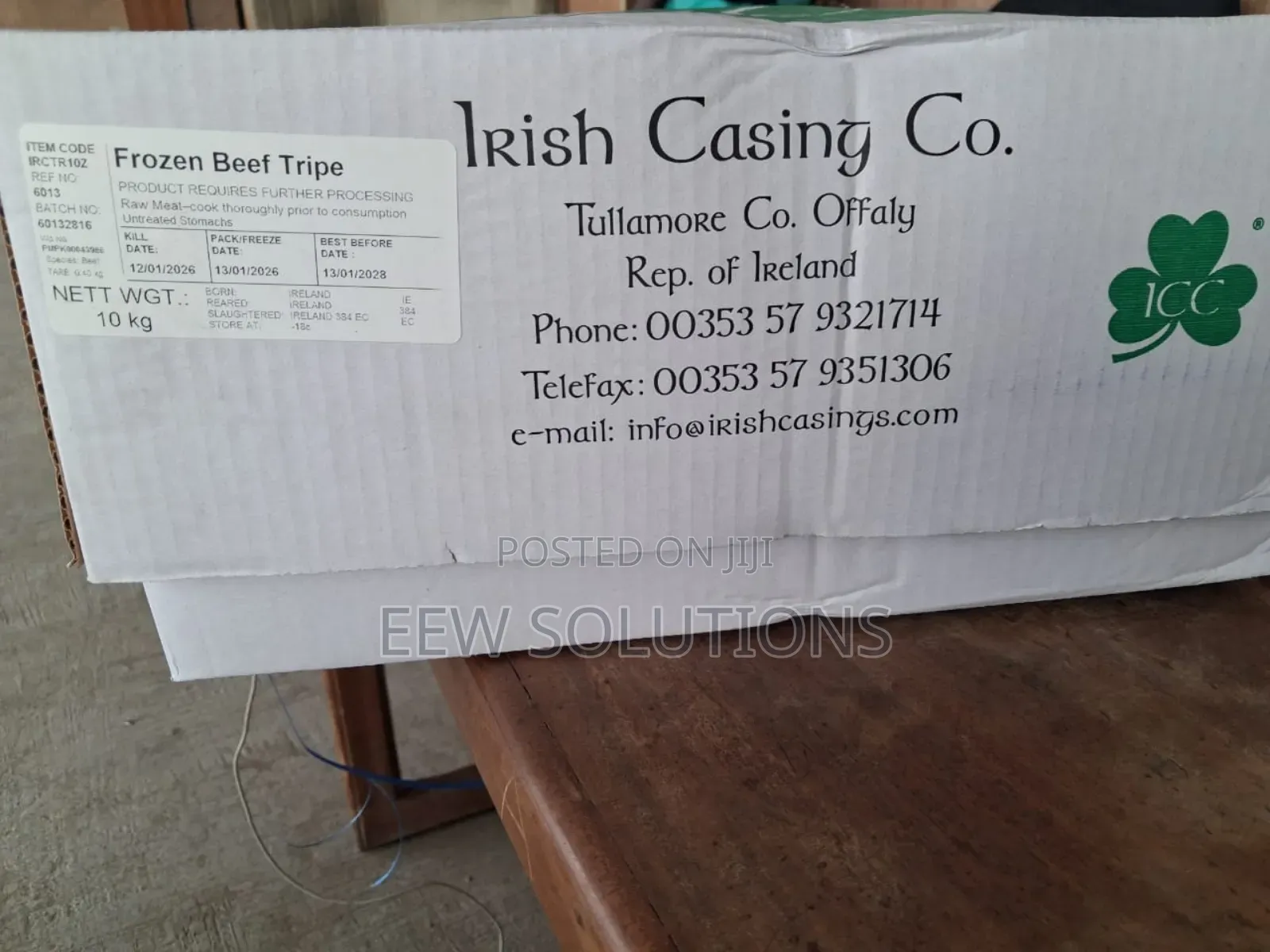 Frozen Beef Tripe (Icc) Bulk Supply