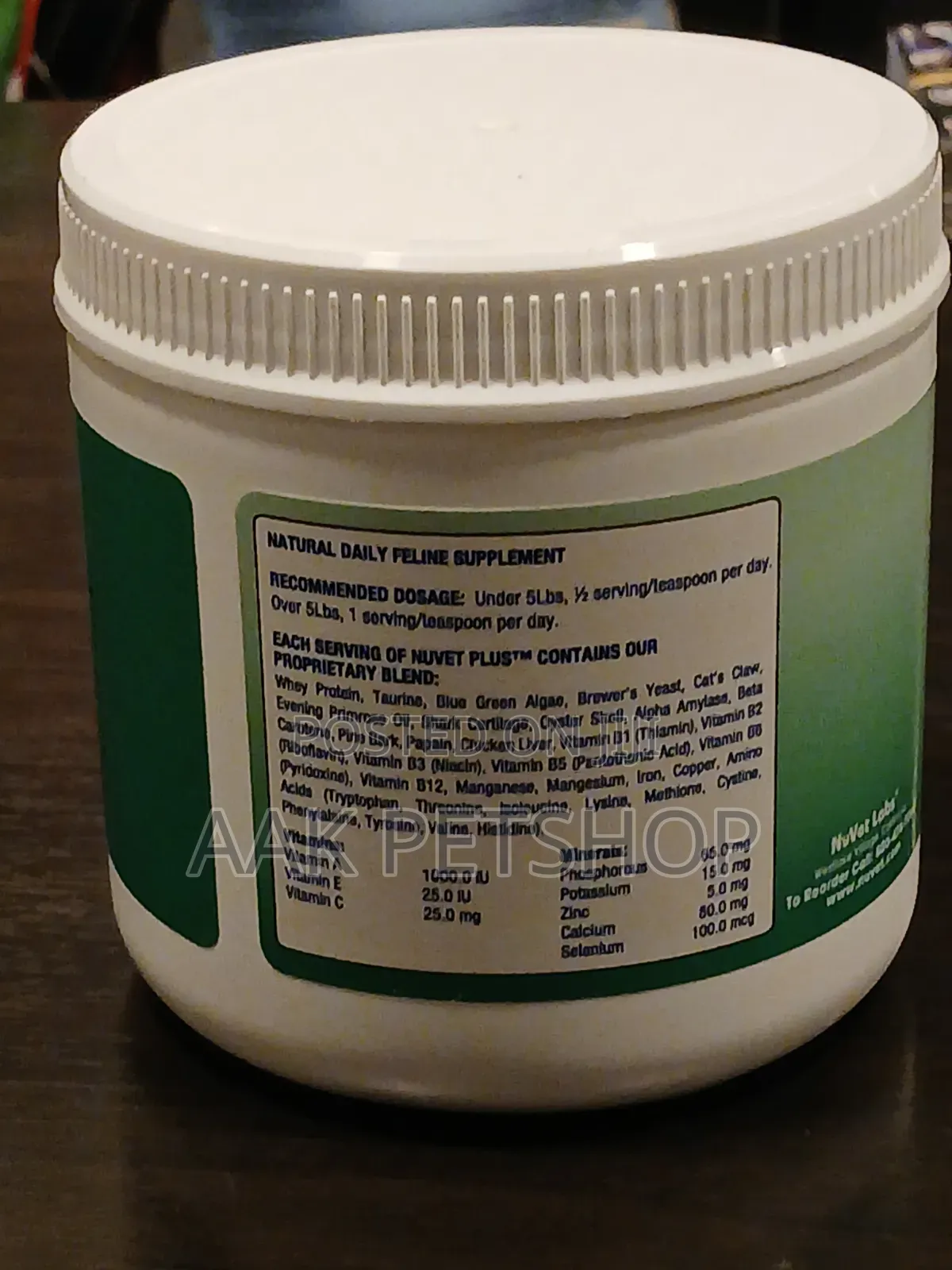Nuvet Plus Feline Cat Vitamins
