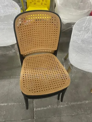 Classic Black Frame Rattan Dining Chair