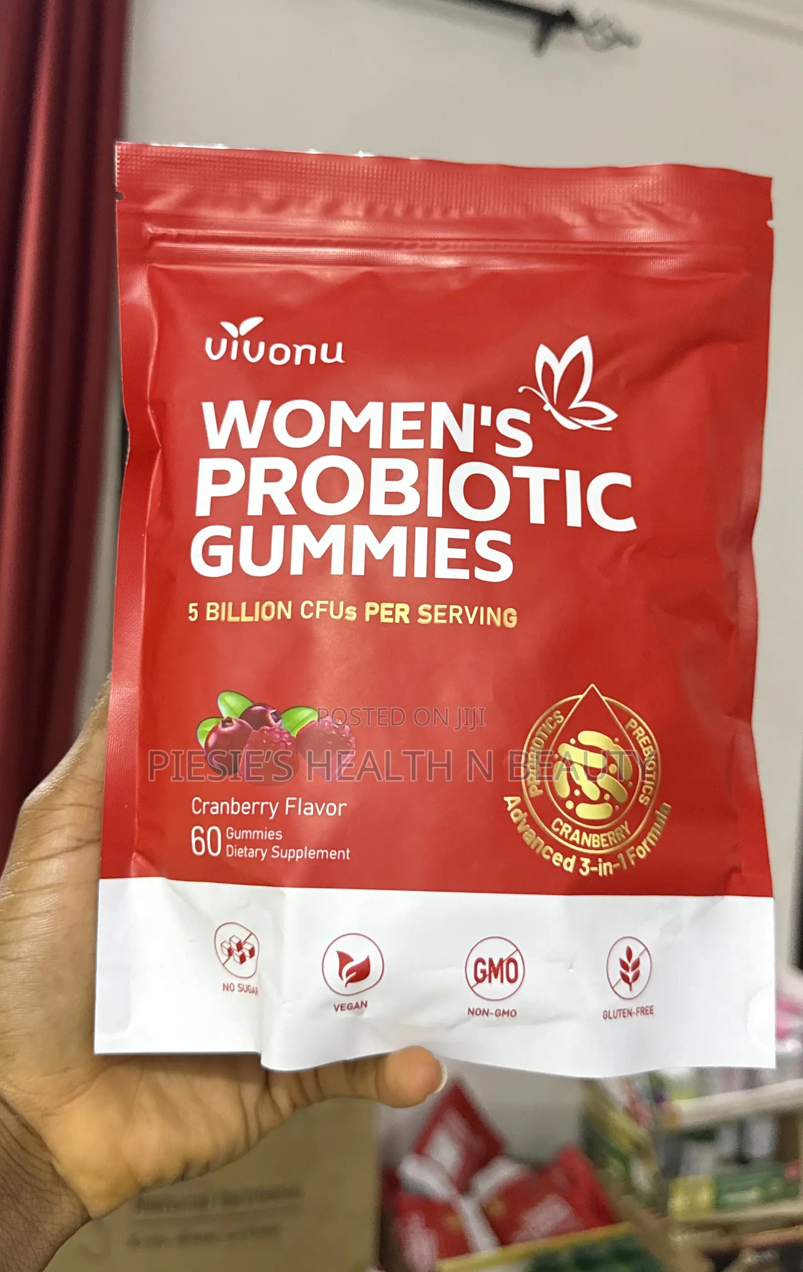 Vivonu Probiotic + Prebiotic Gummies For Women, 60s
