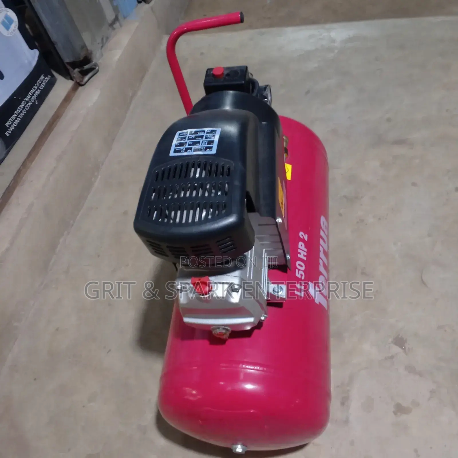 Brand New Electric 2hp Ferrua 50 Litre Air Compressor From Italy