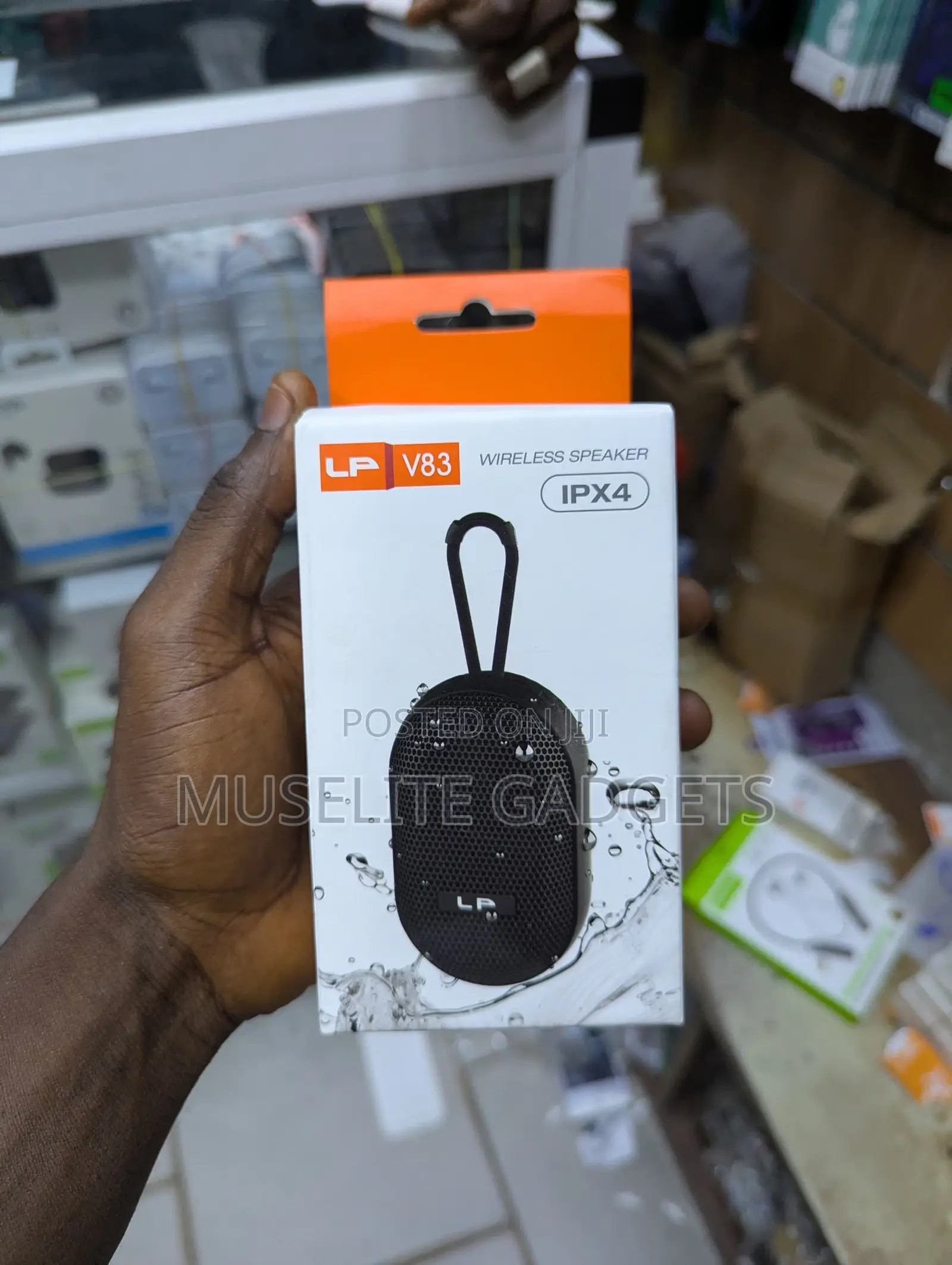 Lp V83 Portable Bluetooth Speaker - Deep Bass Wireless Audio