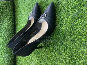 Noir Elegance Pointed High Heels