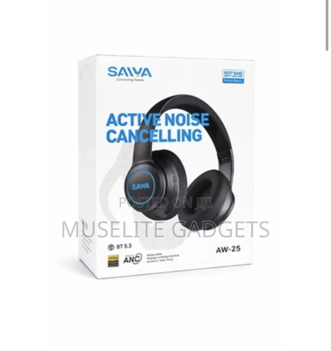 Saiya Aw25 Anc Wireless Headset - Hi-Res Audio Deep Bass