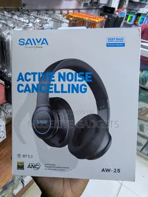 Saiya Aw25 Anc Wireless Headset - Hi-Res Audio Deep Bass
