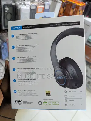 Saiya Aw25 Anc Wireless Headset - Hi-Res Audio Deep Bass