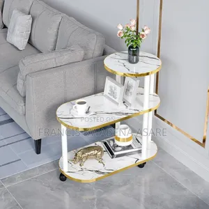 Bedside/Living Room Table With Wheels