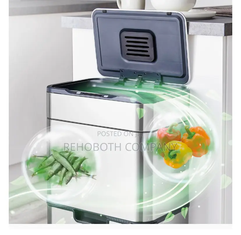 Tower T938021ss Ozone Recycling Sensor Bin, 50l