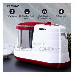 Geepas 200w Wet Grinder – 2l Capacity