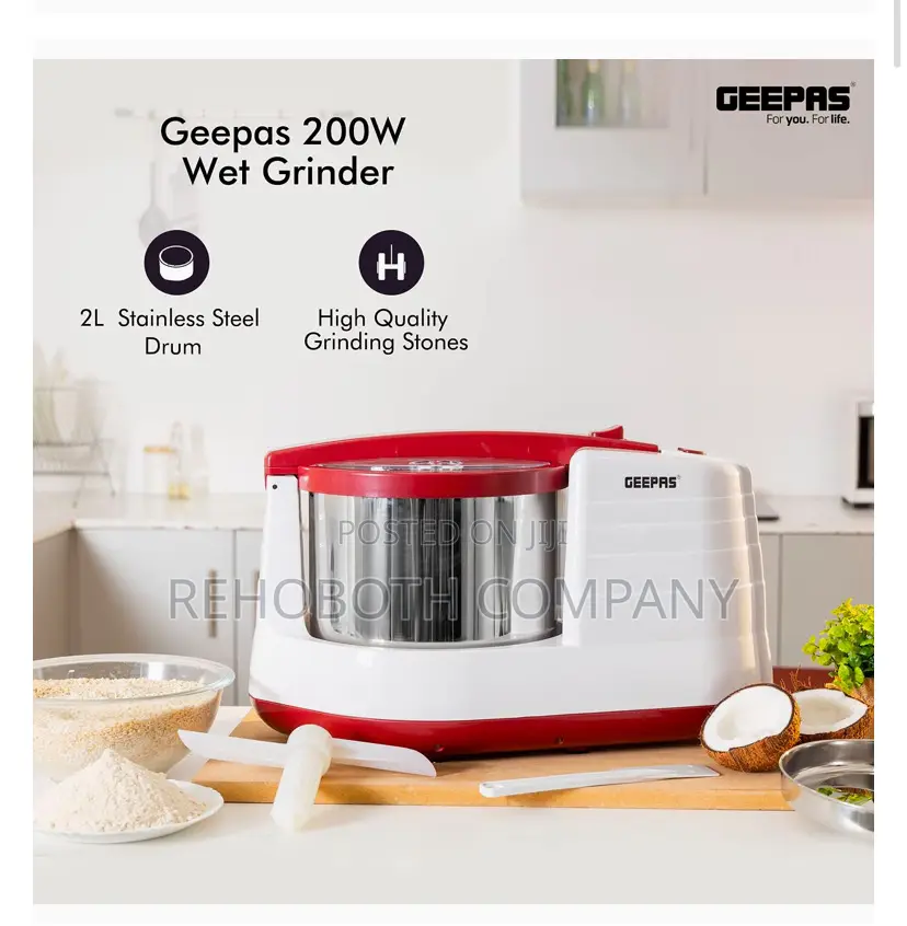 Geepas 200w Wet Grinder – 2l Capacity