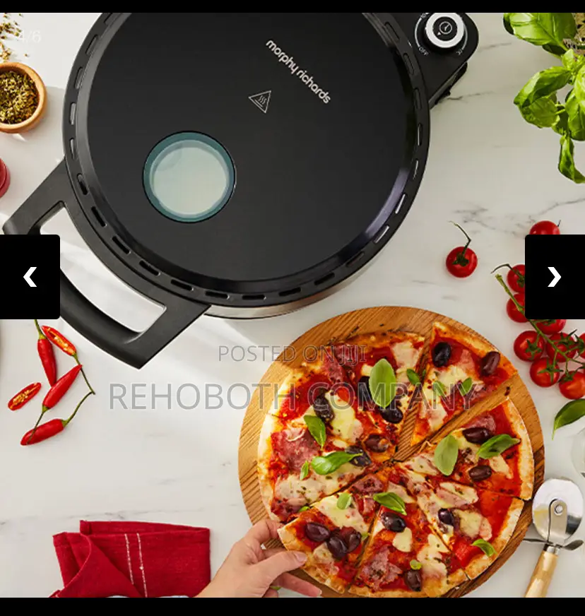 Morphy Richards Electric Home Kitchen Pizza Maker 1500w