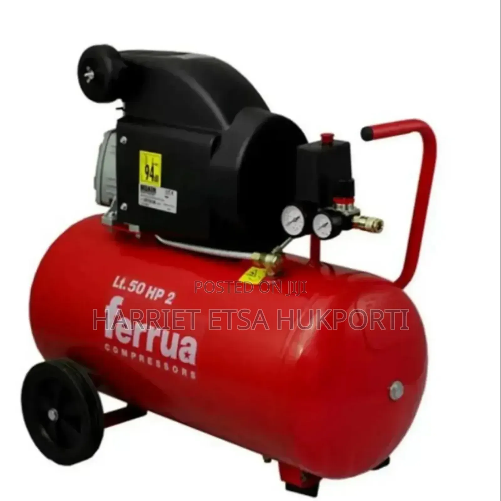Brand New Electric 2hp Ferrua 50 Litre Air Compressor From Italy