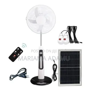 Rechargeable Solar Fans