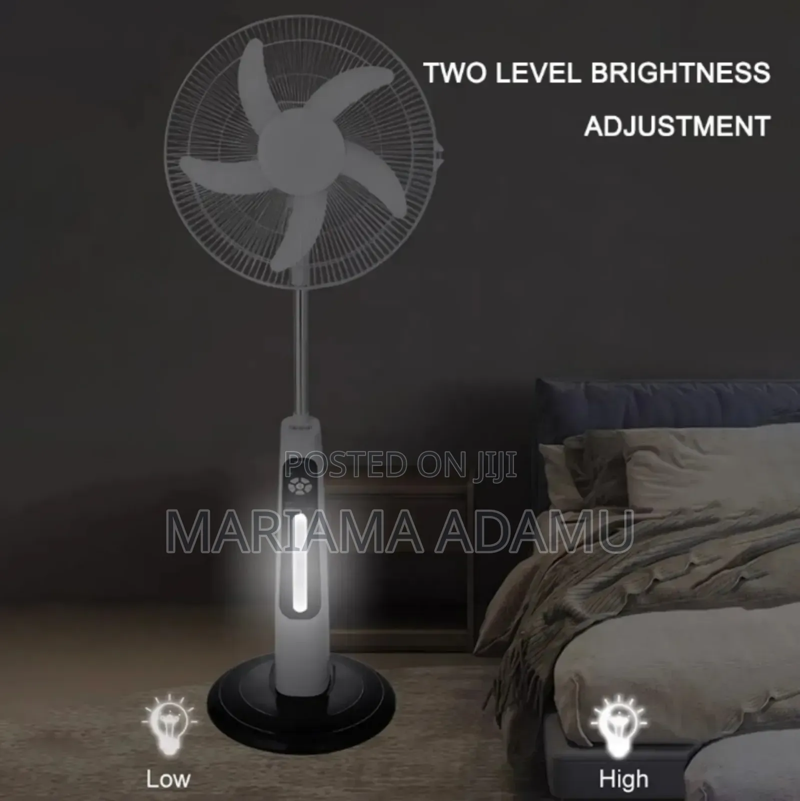 Rechargeable Solar Fans