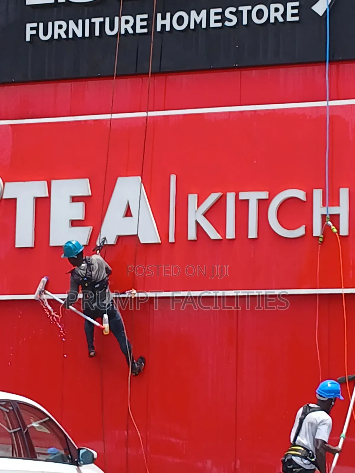 Exterior Wall Tiles Cleaning