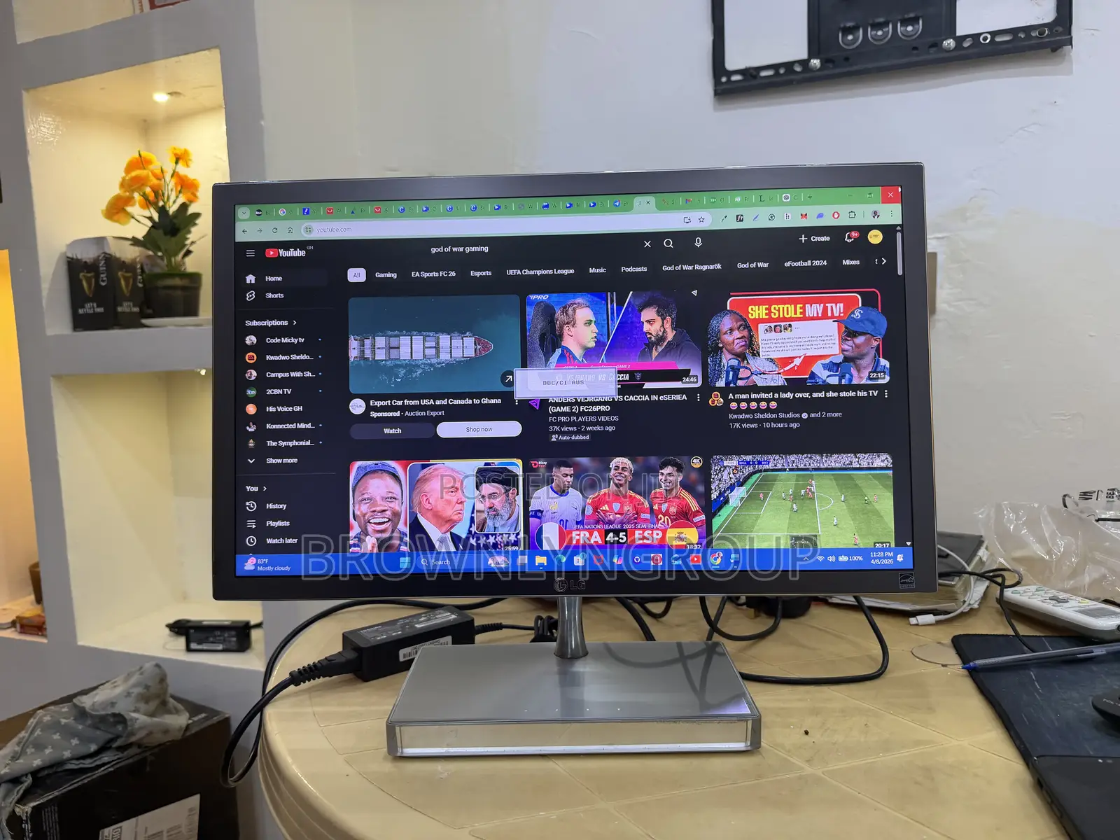 22” Lg 1080p Monitor