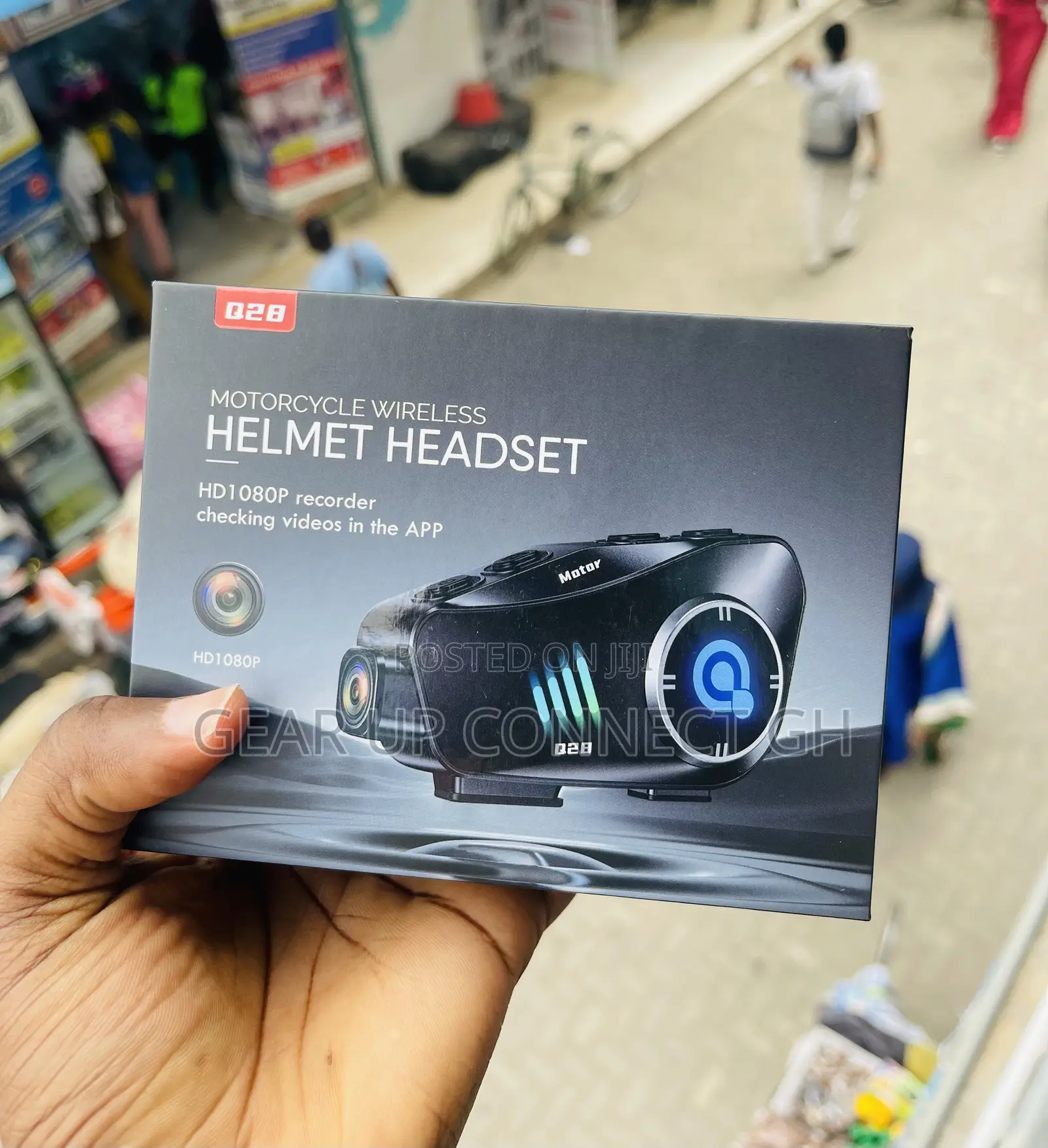 Q28 Motorcycle Wireless Helmet Headset