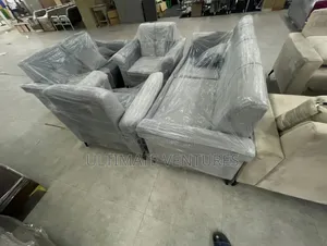 Modern Gray 3-Piece Living Room Sofa Set (Payment on Delivery)