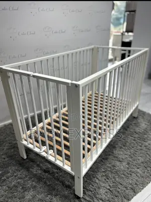Foldable Wooden Baby Cot – Portable, Durable Space-Saving Infant Bed