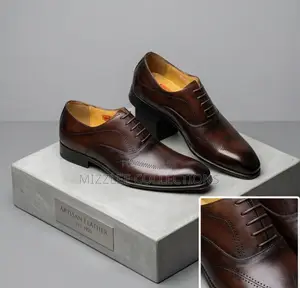 Quality Coffee Lace Italian Shoe in 40-45