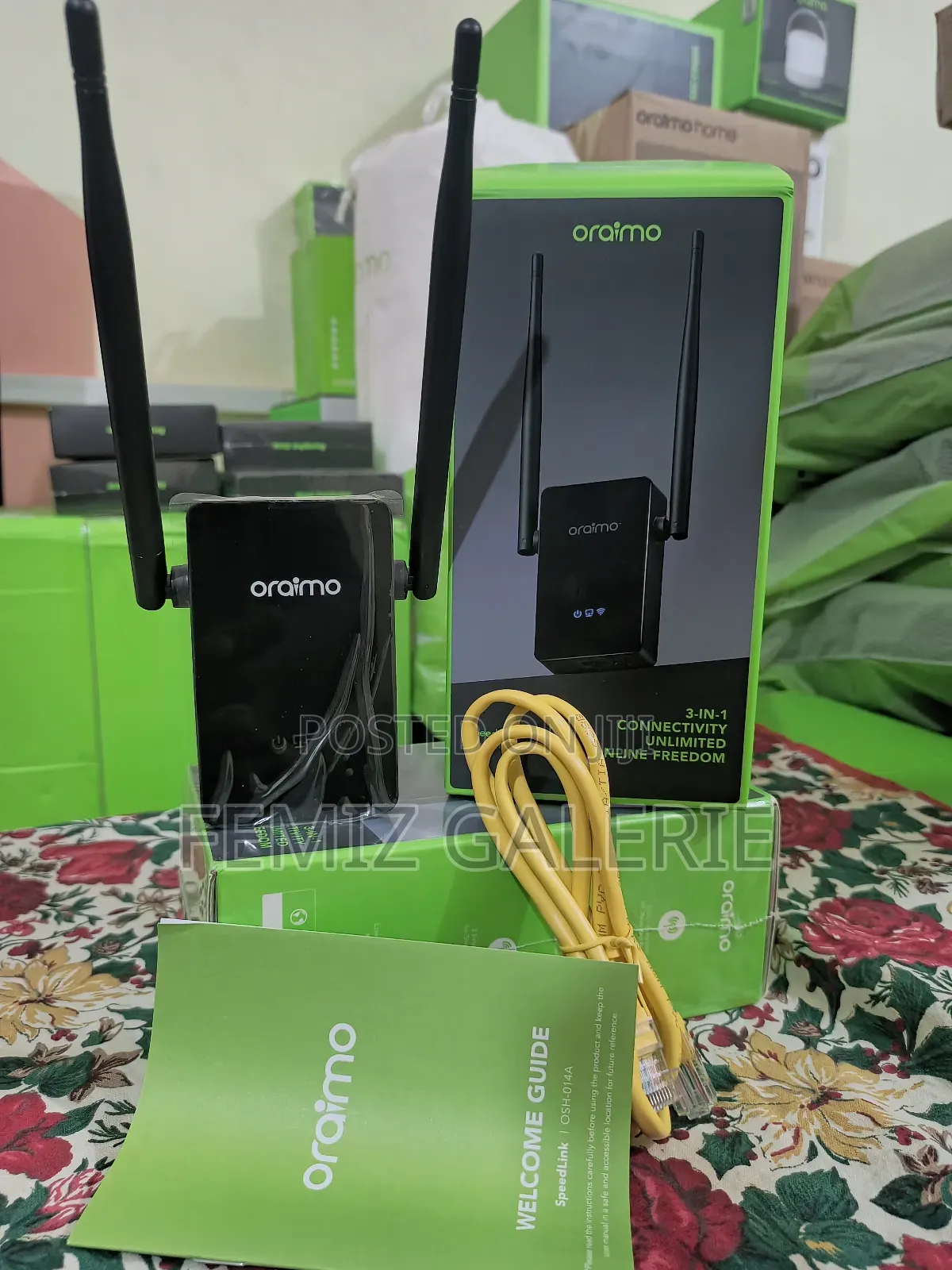Oraimo Speedlink Access Point, Repeater, Router 3in1 Wifi Range Extend