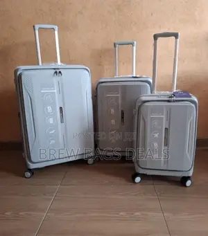 Original Bubule Travel Choice 3set Front Zip Unbreakable Bag.