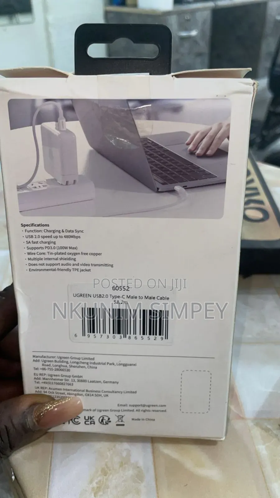Type C Laptop Cable