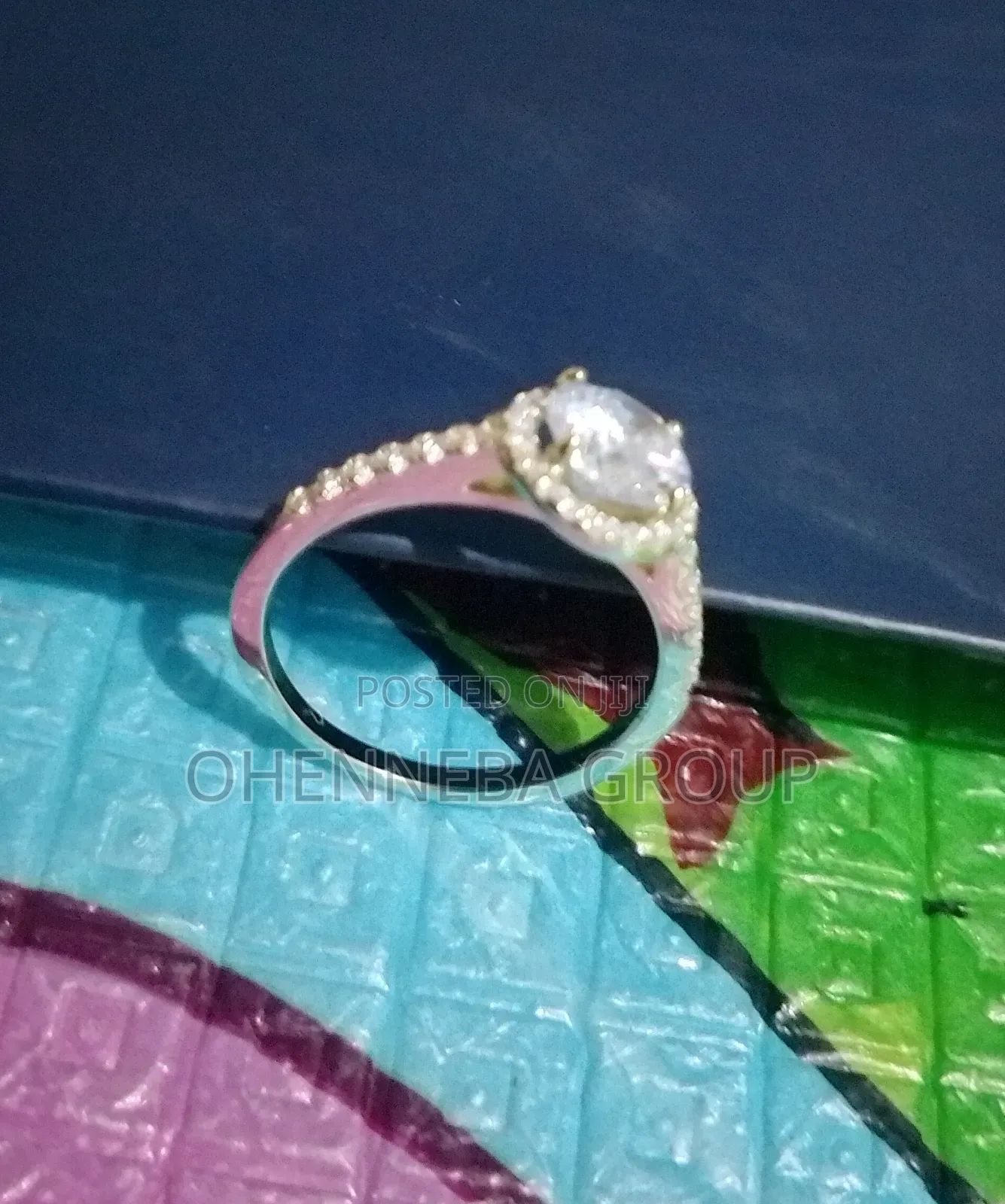 Sterling Gold Ring Size 8
