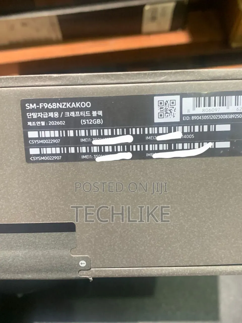New Samsung Galaxy Z Trifold 512 GB Black
