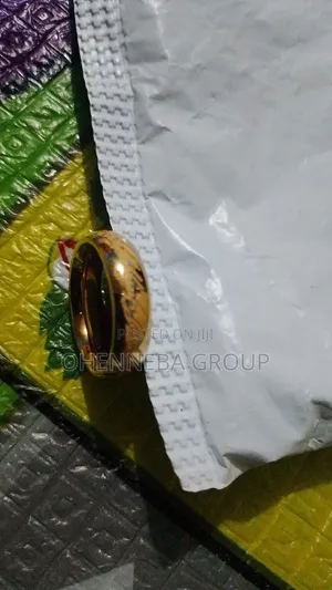 Gold Plated Dark Night Luminous Stainless Steel Ring