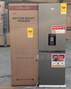 Zara Fridge Bottom Freezer 300ltrs Water Dispenser Silver
Ghc4800