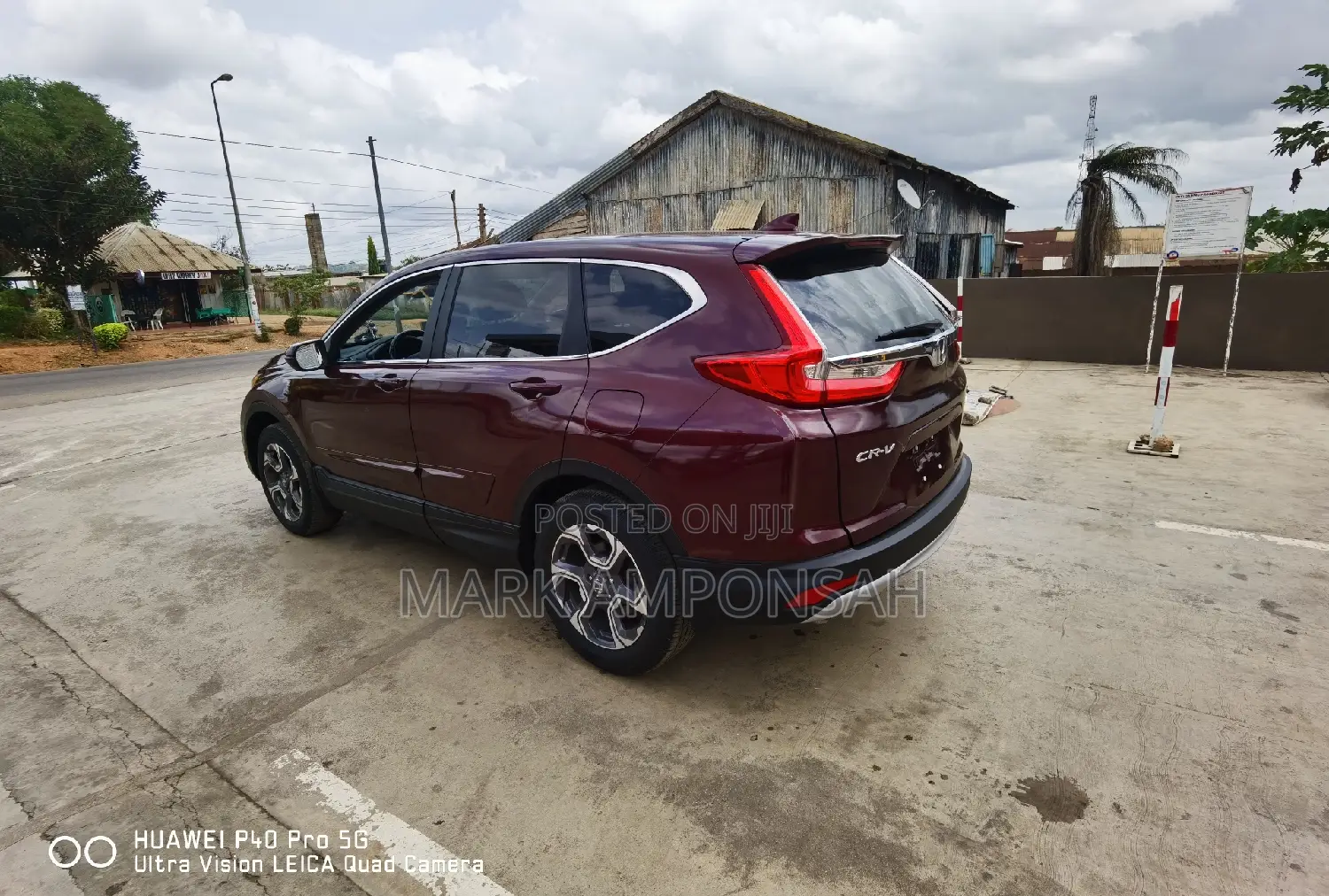 Honda CR-V EX-L AWD 2018 Burgundy