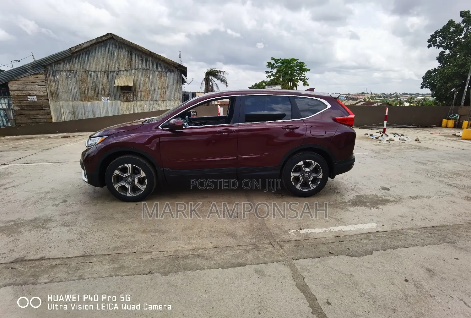 Honda CR-V EX-L AWD 2018 Burgundy