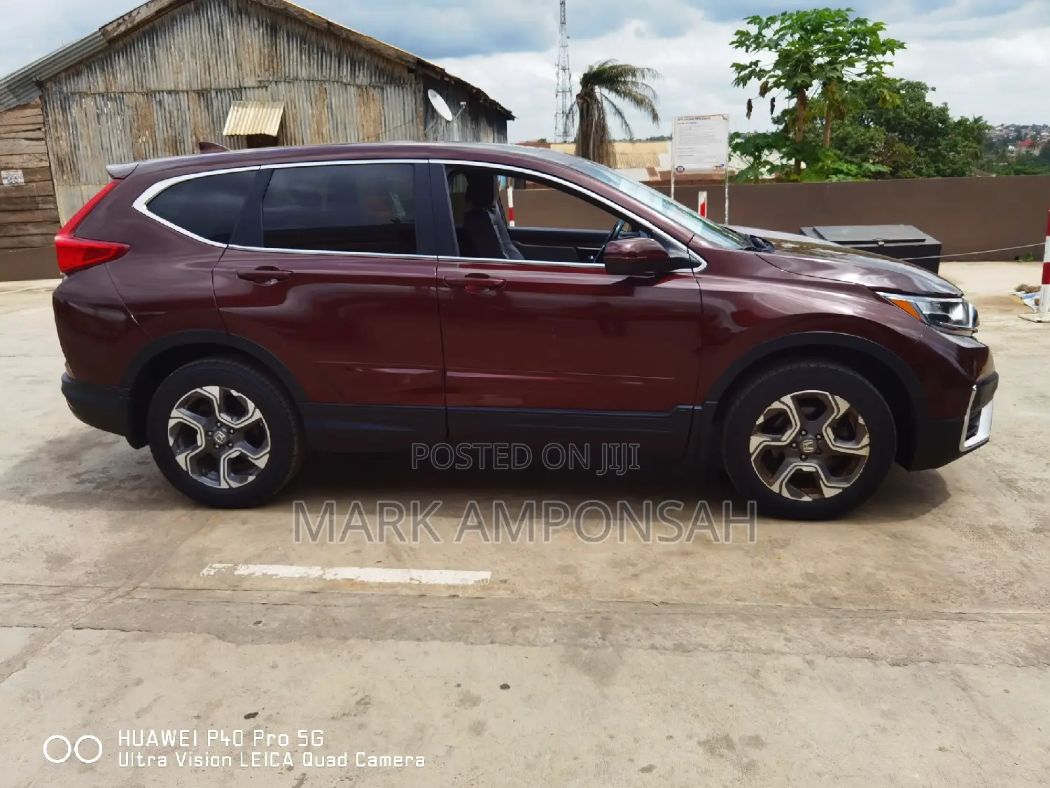 Honda CR-V EX-L AWD 2018 Burgundy