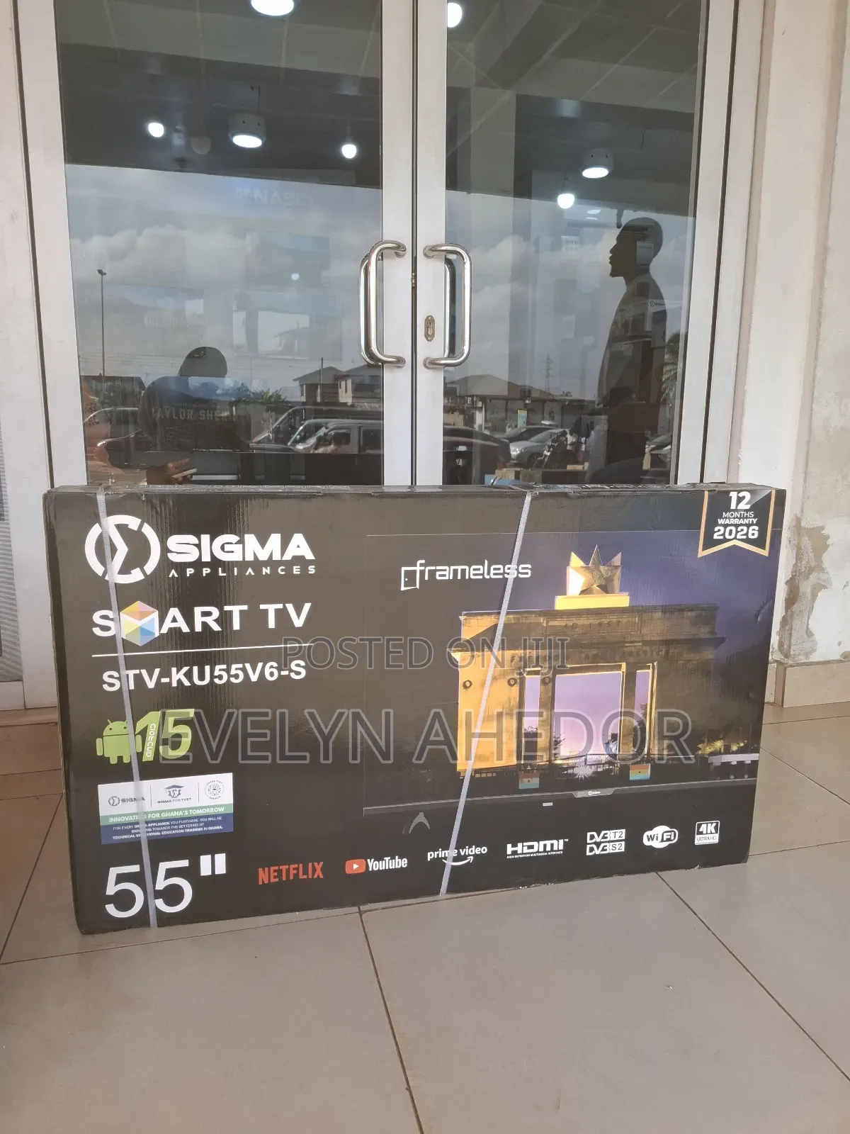 Smart Android Sigma Tv 55 Inches Uhd Available