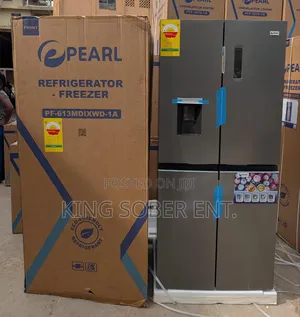 Pearl Pf-613mdixwd-1a French Door Fridge 
 436l 8000ghc