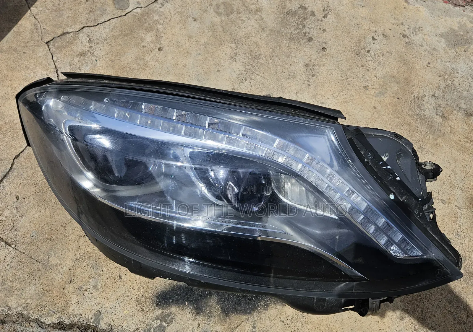 Mercedes Benz Headlight 2014 W222 Right Side