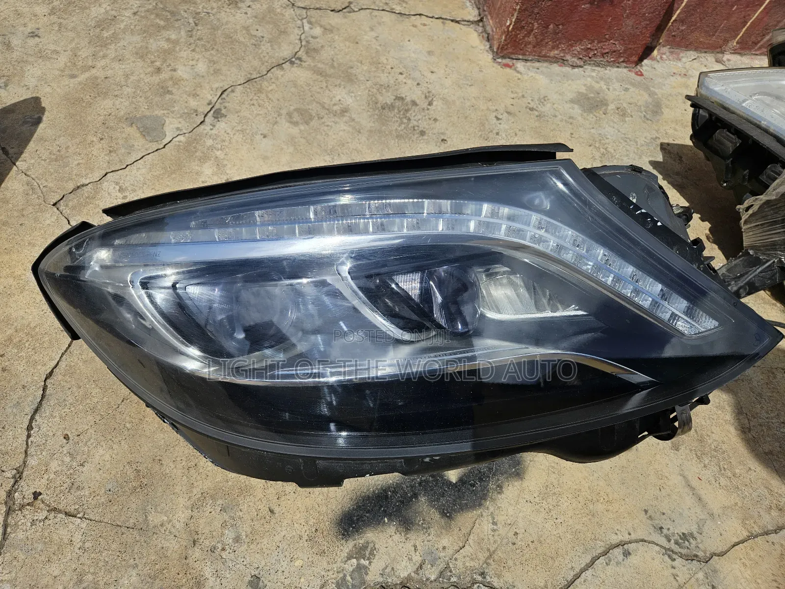Mercedes Benz Headlight 2014 W222 Right Side