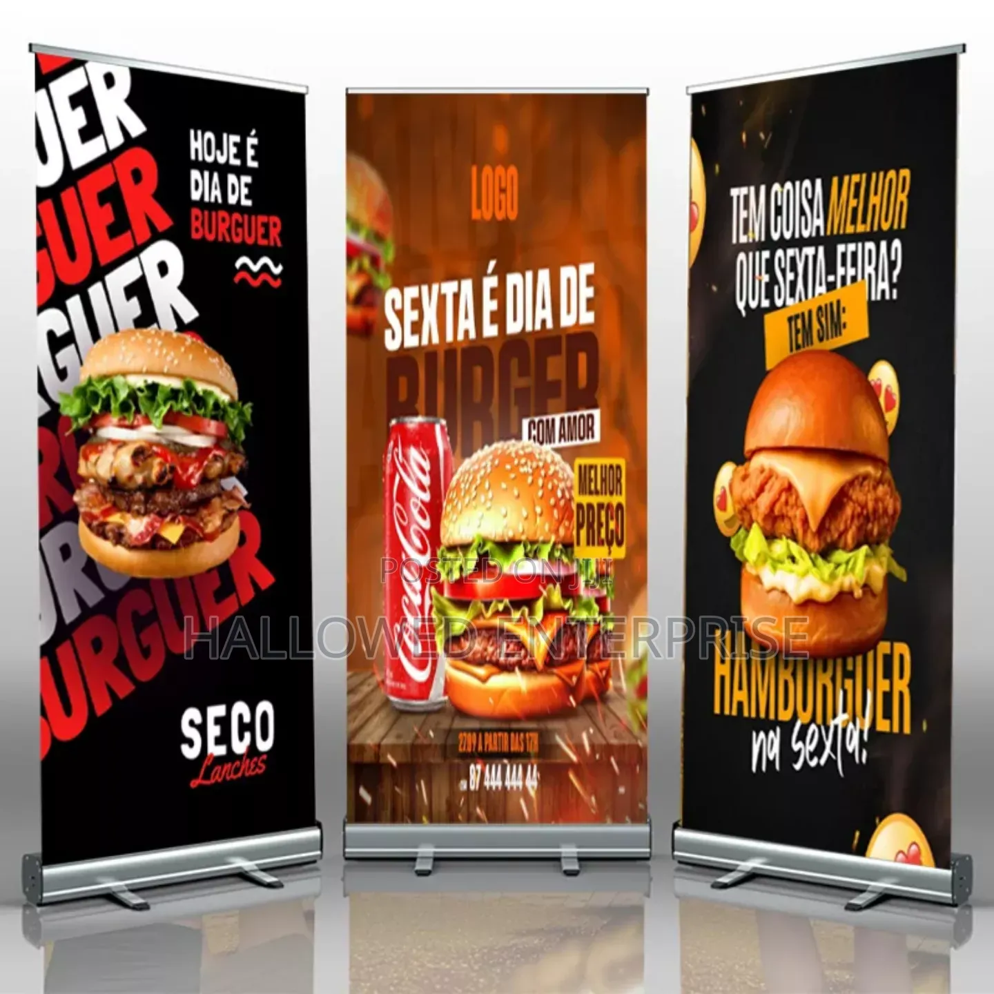 Retractable Stand Up Banner Roll Up Pull Up