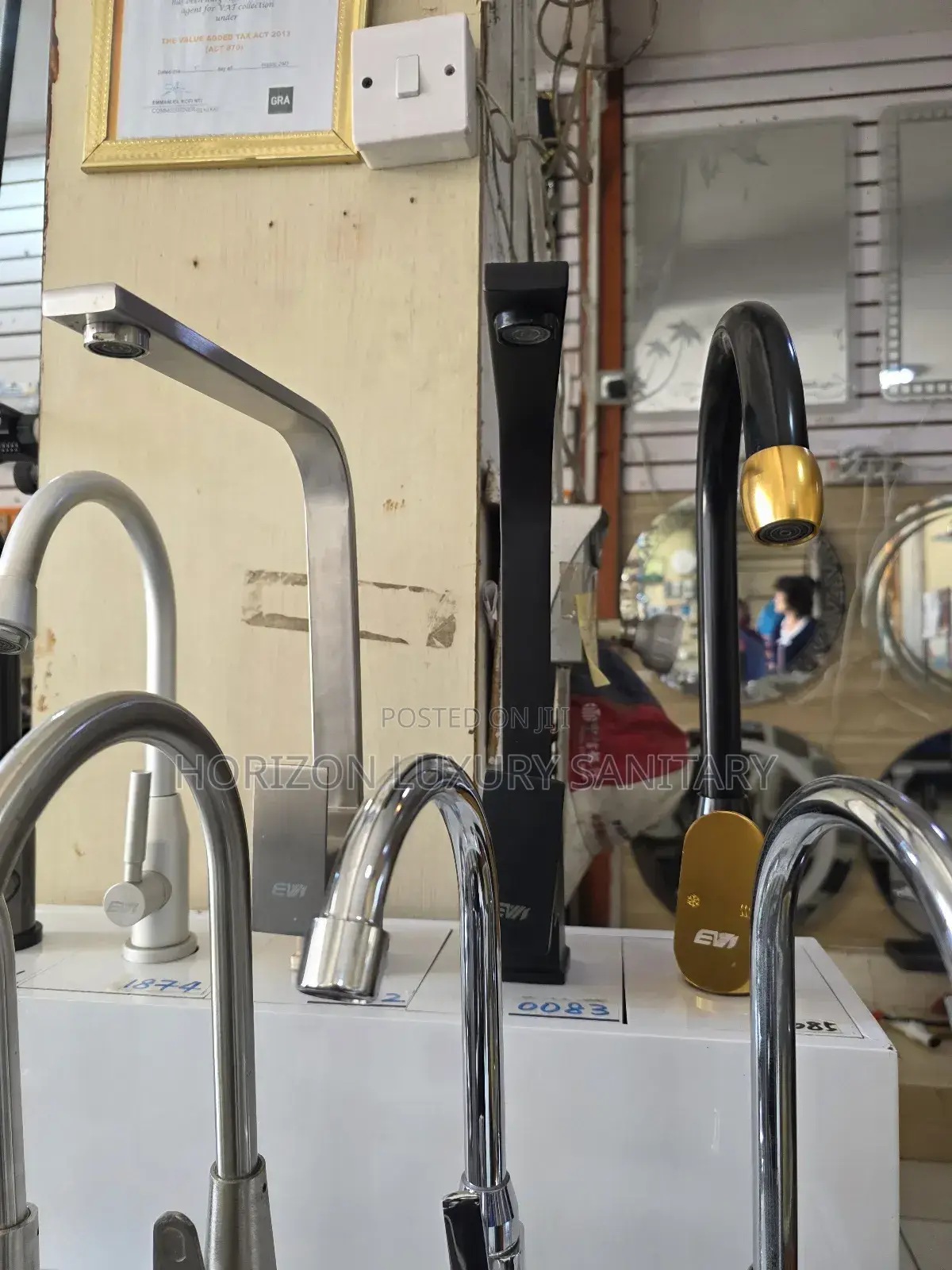 Kitchen Mixer- Black Sink Tap- Kitchen Faucet