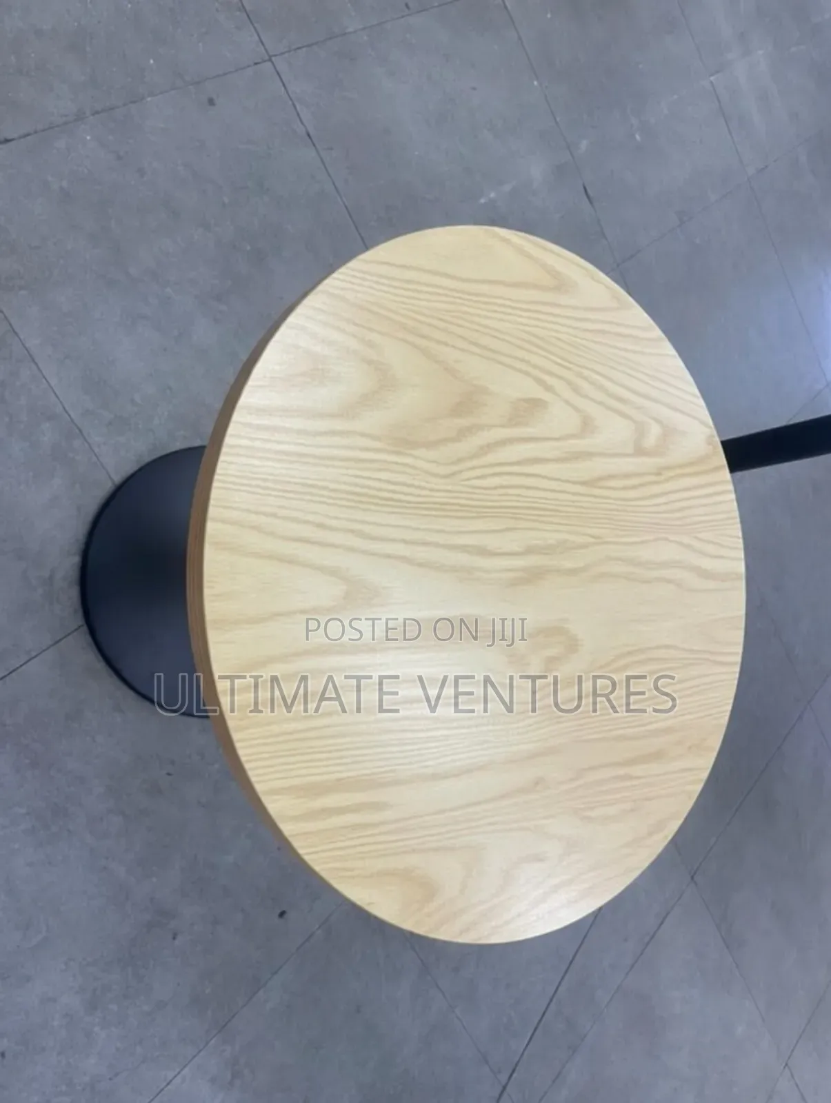 Modern Round Wood Cafe Table