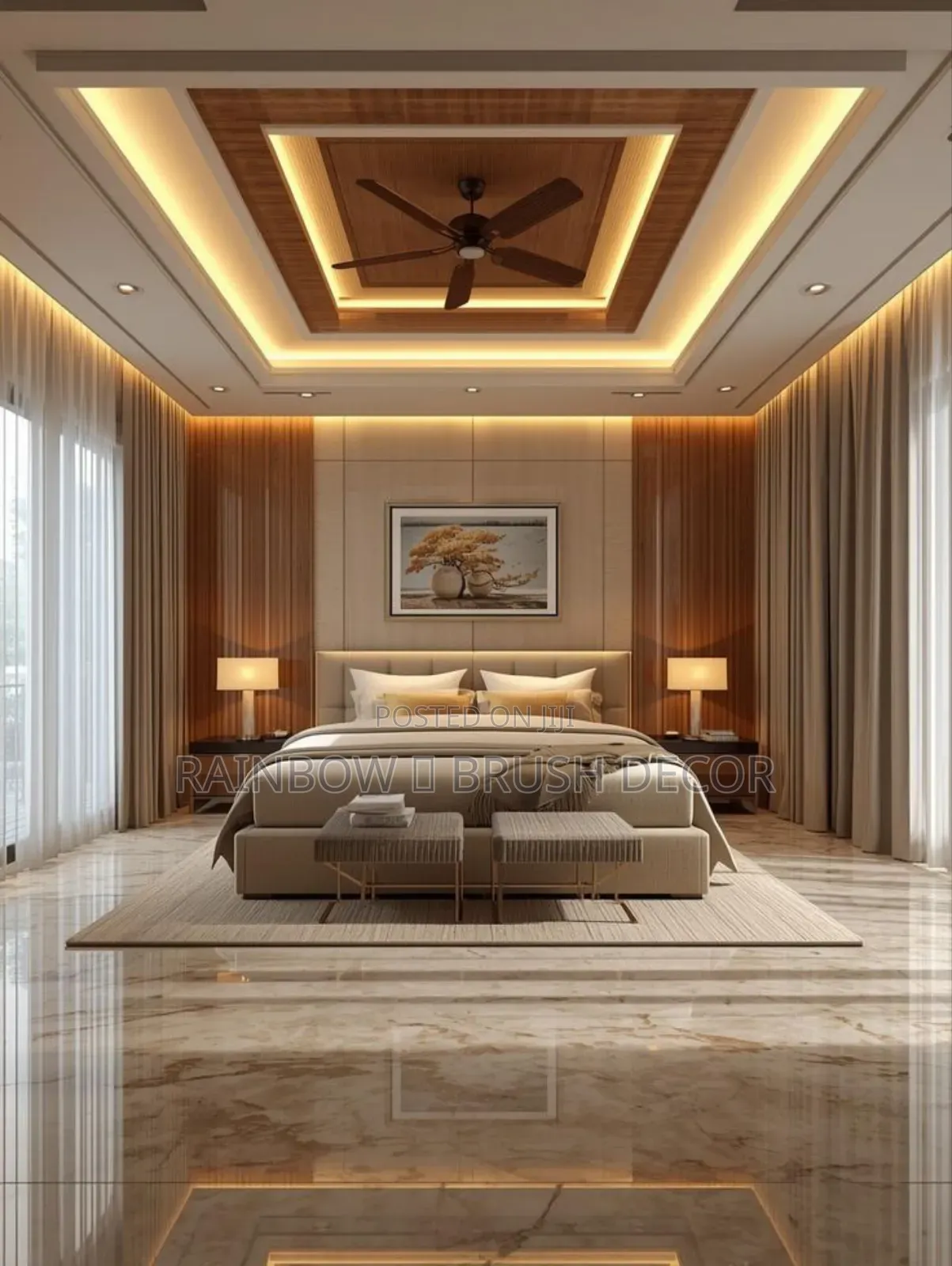 Modern Plasterboard Ceiling