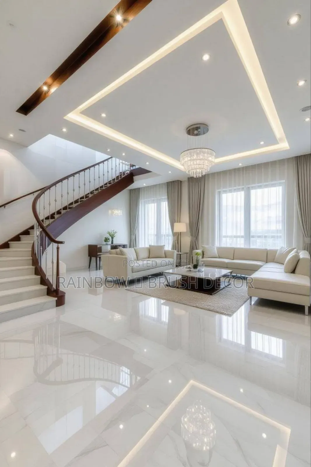 Modern Plasterboard Ceiling