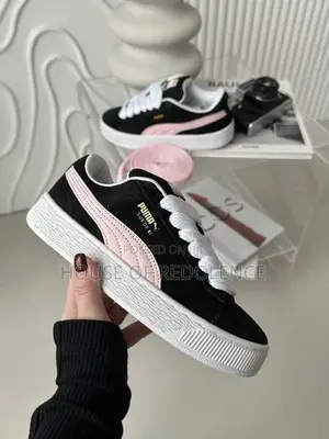 Puma Suede Xl Pink/Black Sneakers